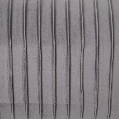 Bench 129 x 45,5 x 48 cm Synthetic Fabric Grey Metal