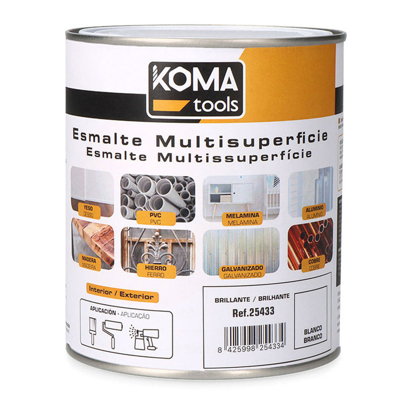 Acrylic polish Koma Tools White Shine 750 ml
