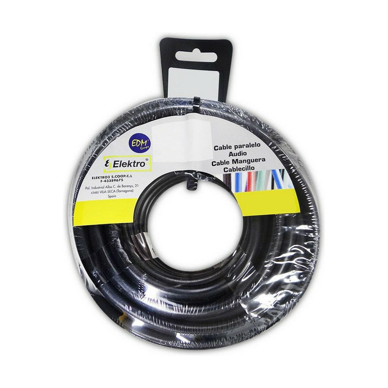 Câble EDM 2 x 1,5 mm 10 m Noir