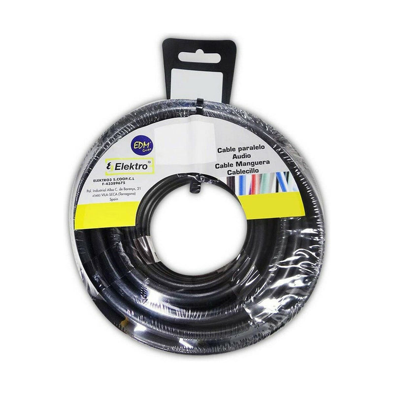 Câble EDM 2 x 1,5 mm 10 m Noir