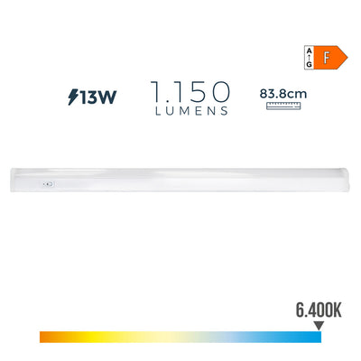 Tubo LED EDM 31686 31686 A F 13 W 1150 Lm (6400 K)