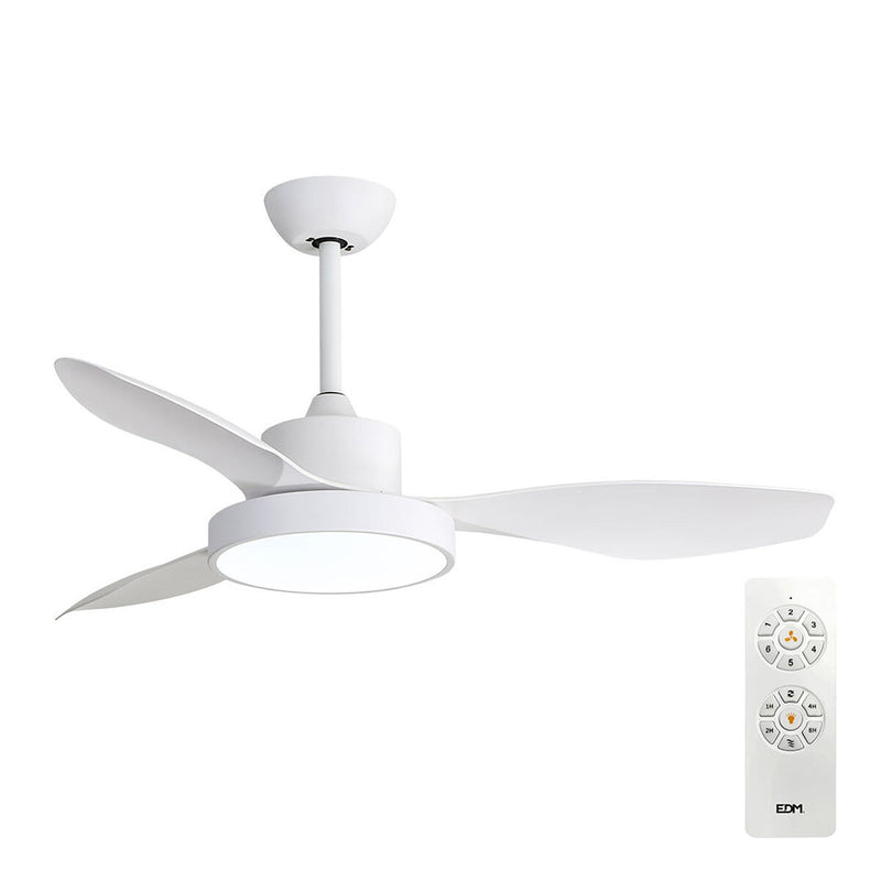 Ceiling Fan with Light EDM 33817 Arctic White 24 W 38 W 2160 Lm