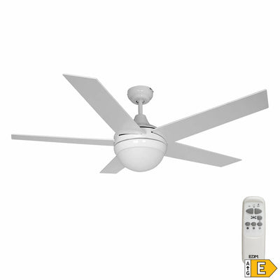 Ceiling Fan with Light EDM 33988 Adriatico White 60 W