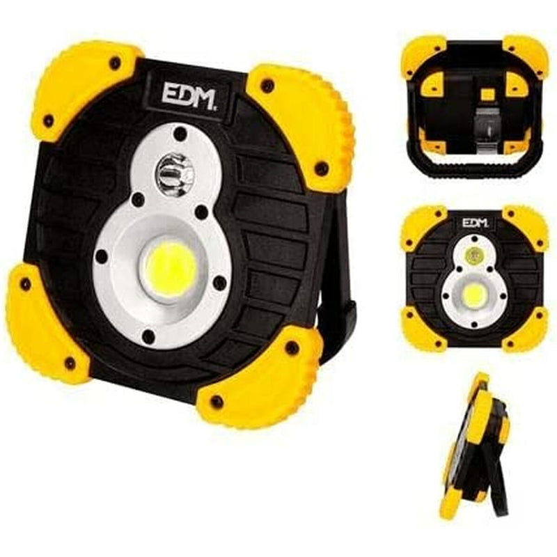 Lanterna LED EDM XL Foco Recarregável Amarelo 15 W 250 Lm