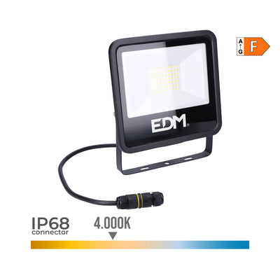 Floodlight/Projector Light EDM 4000 K 50 W 4000 Lm