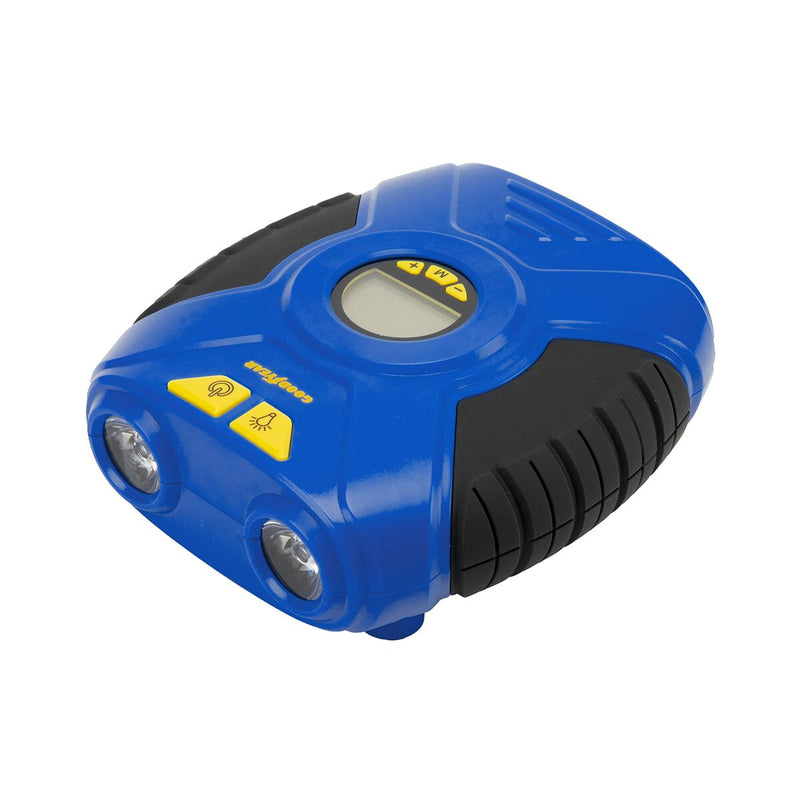 Portable Air Compressor with LED Light. Goodyear GOD0020 12 V 90 PSI