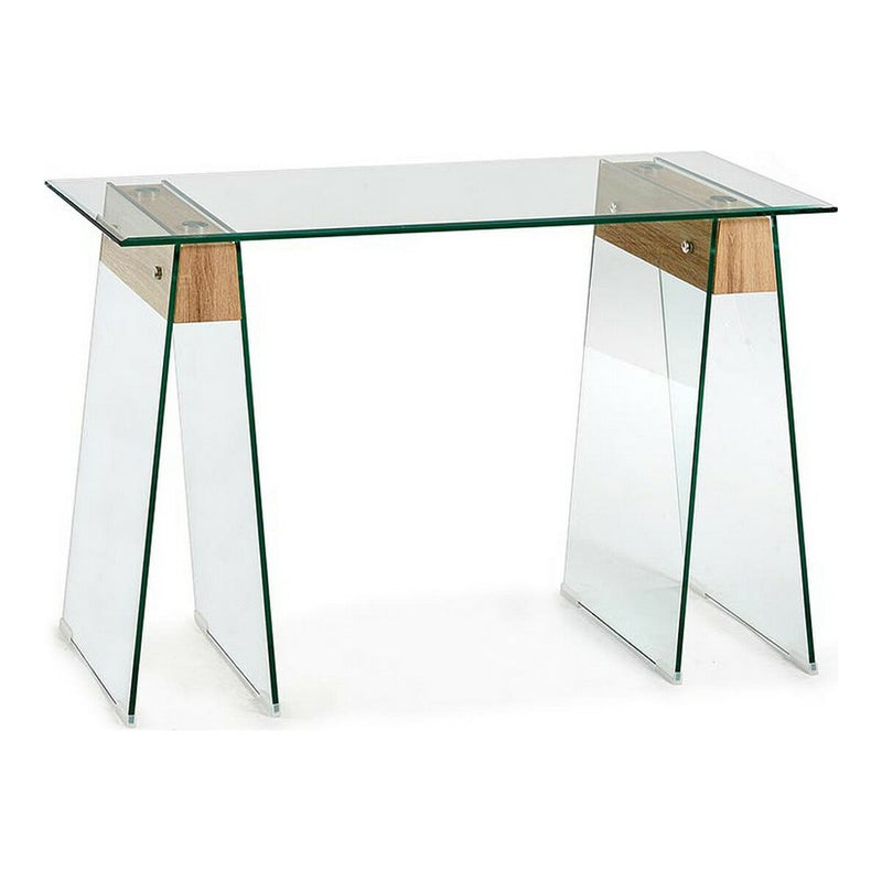 Hall Brown Transparent Glass MDF Wood 40 x 75 x 120 cm