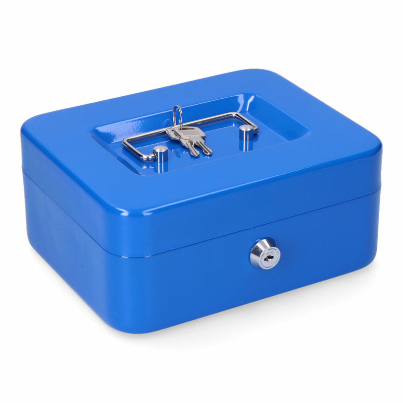 Safe-deposit box Micel CFC09 M13394 20 x 16 x 9 cm Blue Steel