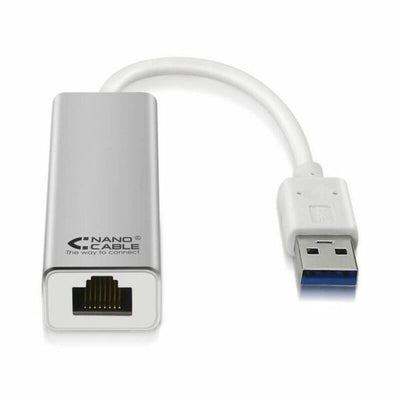 UTP Category 6 Rigid Network Cable NANOCABLE USB 3.0/RJ-45, 0.15m