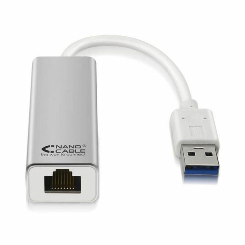 Cabo de rede rígido UTP Categoria 6 NANOCABLE USB 3.0/RJ-45, 0.15m