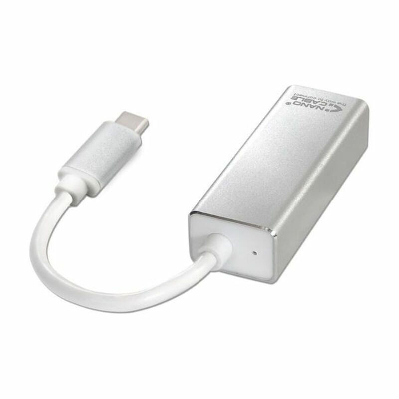 Convertisseur USB 3.0 vers Gigabit Ethernet NANOCABLE 10.03.0402 Argenté