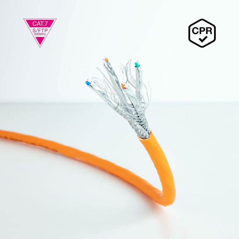 UTP Category 6 Rigid Network Cable NANOCABLE 10.20.1700-305 Orange 305 m