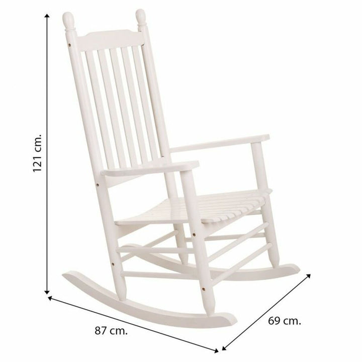 Rocking Chair Alexandra House Living White