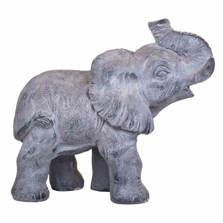 Decorative Figure Alexandra House Living Grey Elephant 26 x 40 x 35 cm