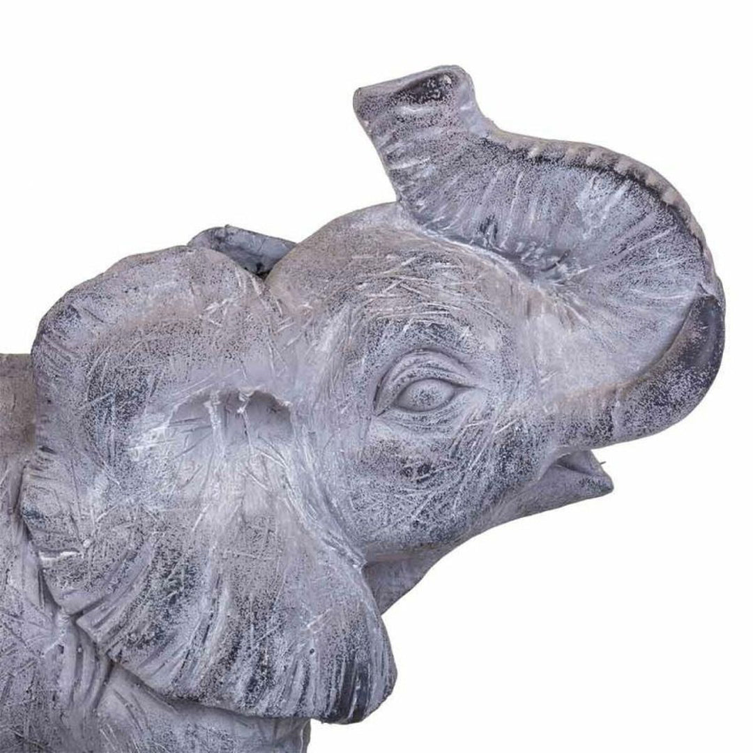 Decorative Figure Alexandra House Living Grey Elephant 26 x 40 x 35 cm