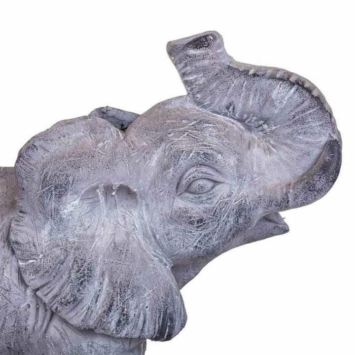 Decorative Figure Alexandra House Living Grey Elephant 26 x 40 x 35 cm