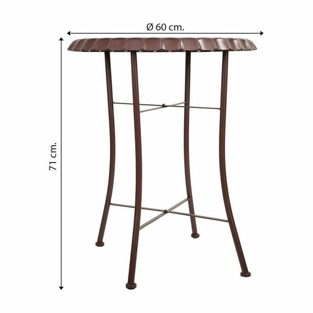 Table Alexandra House Living White 60 x 71 x 60 cm