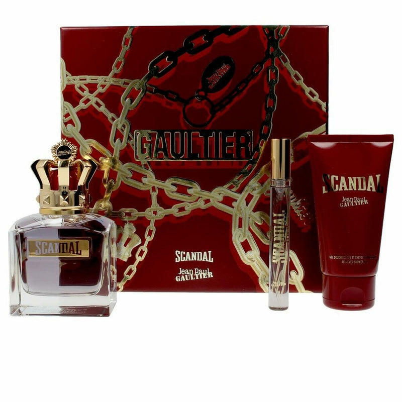 Conjunto de Perfume Homem Jean Paul Gaultier Scandal 3 Peças