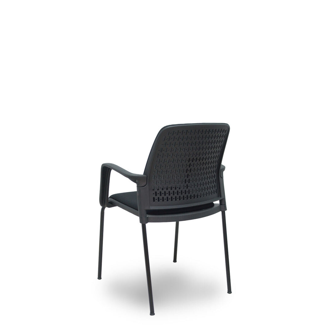 Reception Chair Foröl 4519PTNM840B840 Black 4 Units