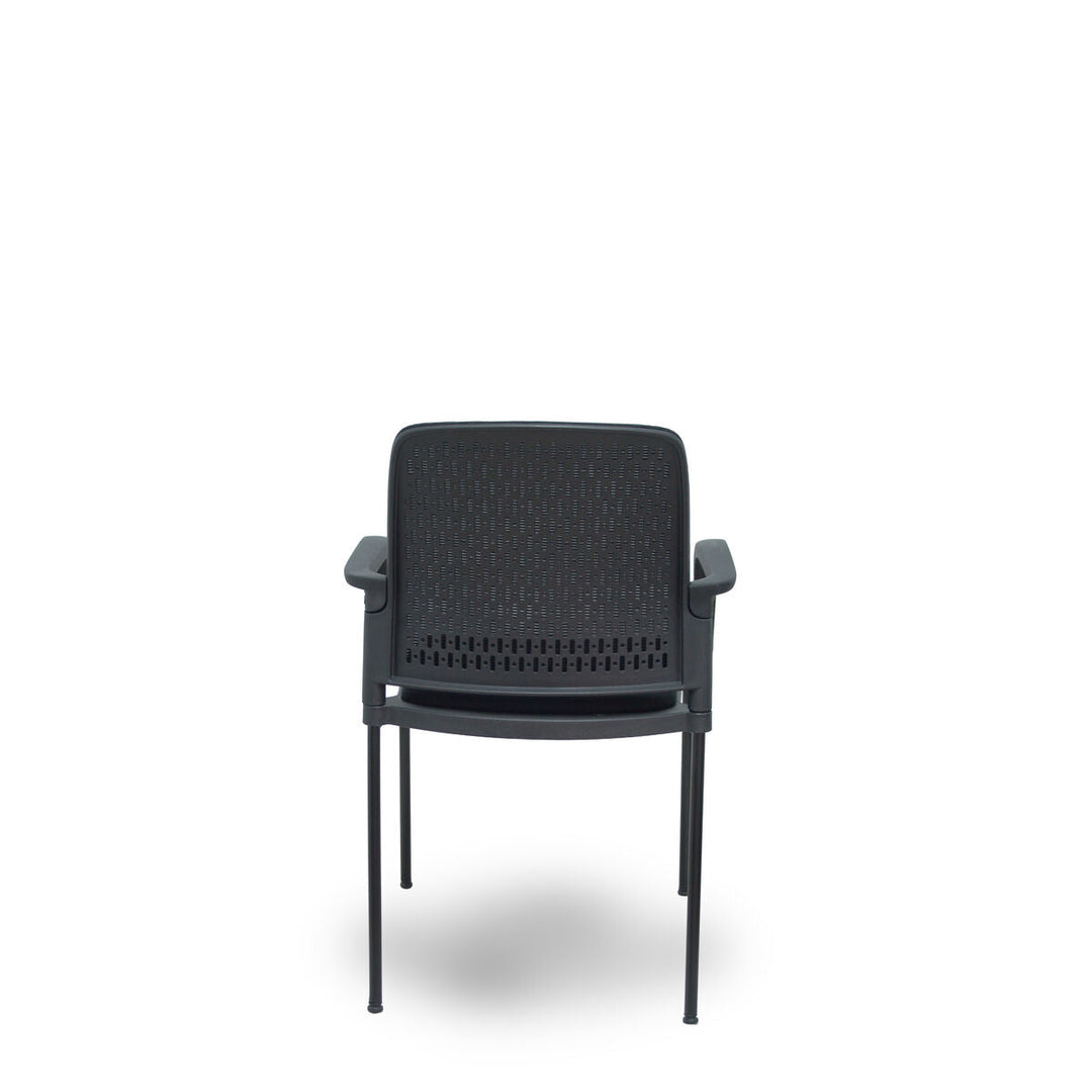 Reception Chair Foröl 4519PTNM840B840 Black 4 Units