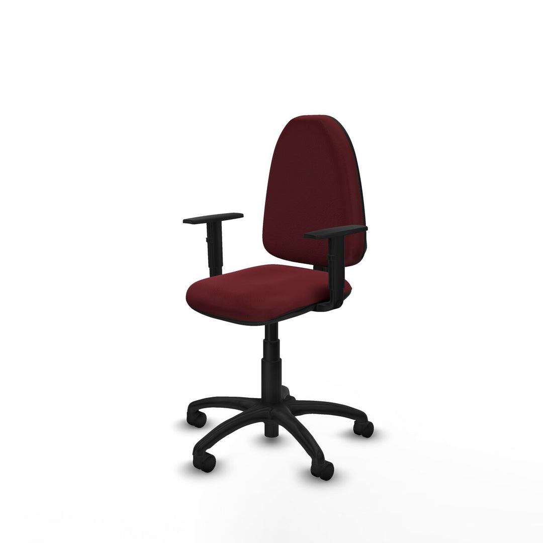 Office Chair Piqueras y Crespo B1D01RN Maroon