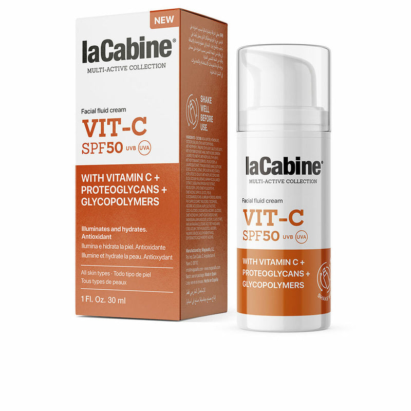 Protecteur Solaire Fluide laCabine   Vitamine C Spf 50 30 ml