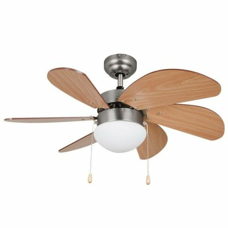 Ceiling Fan with Light Orbegozo CP 15075 N 50 W Wood