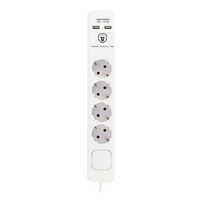 4-socket plugboard with power switch TM Electron 230 V