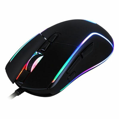 LED Gaming Mouse CoolBox DeepDarth RGB 6400 dpi 30 ips Black