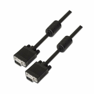 VGA Cable Aisens A113-0075 Black 15 m