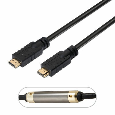 HDMI Cable Aisens A120-0375 25 m Black