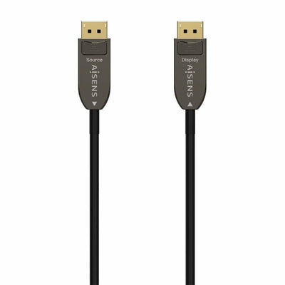 DisplayPort Cable Aisens A155-0607 Black 15 m