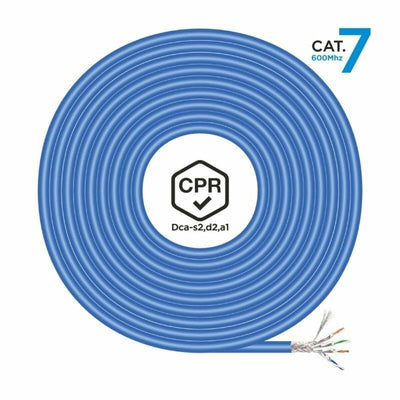 Câble Réseau Rigide FTP 7ème Catégorie Aisens AWG23 Bleu 100 m