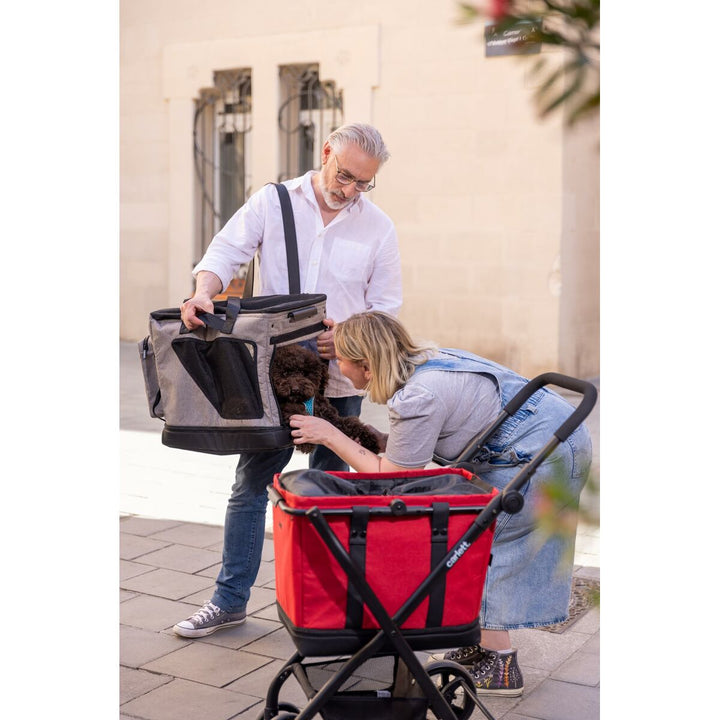 Shopping cart Carlett CUBE S PINE Green