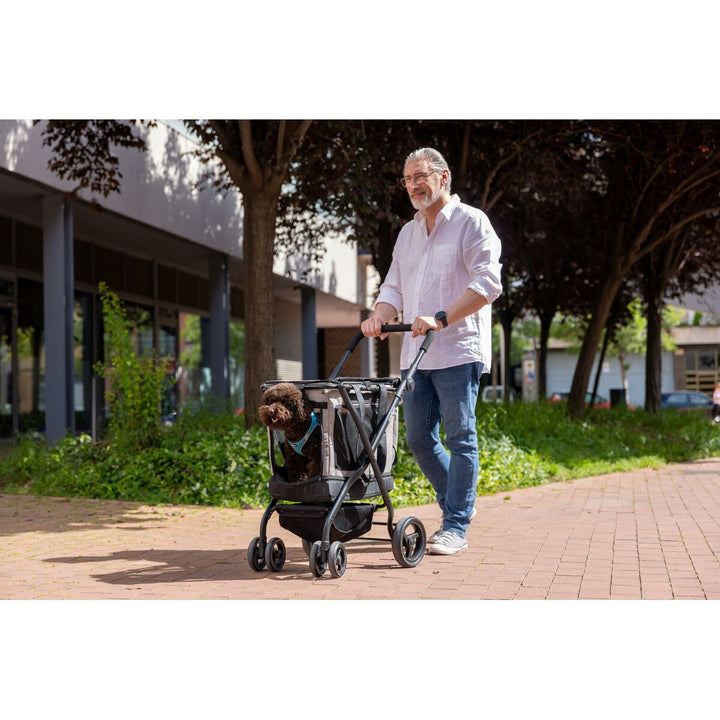 Shopping cart Carlett CUBE P RUBY Red