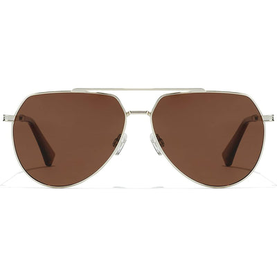 Unisex Sunglasses Hawkers Shadow Polarised ø 60 mm Golden Silver Rose gold