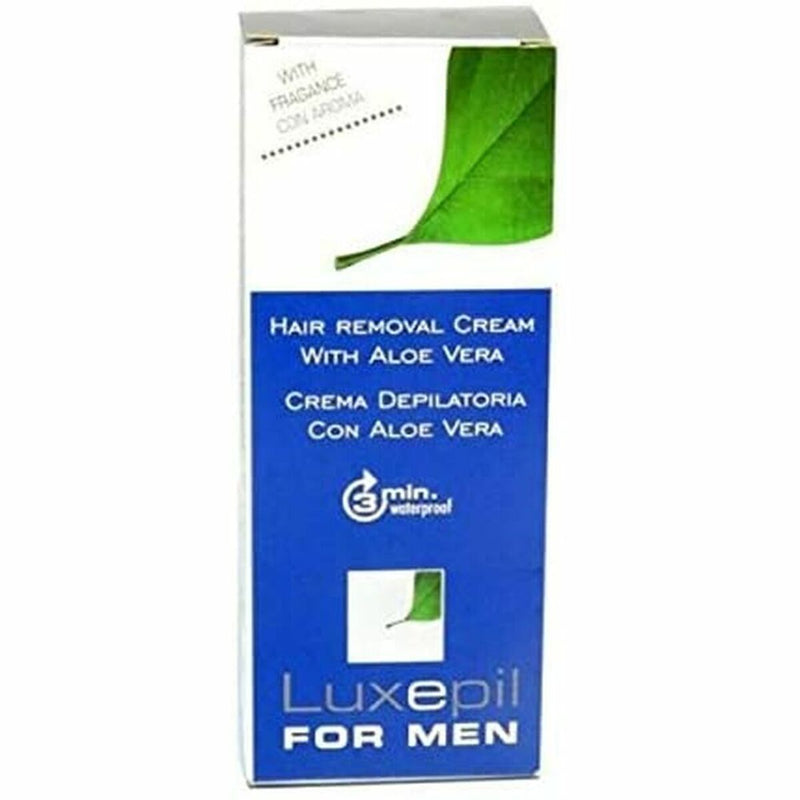 Crème Épilatoire Corporelle Luxepil For Men Aloe Vera (150 ml)