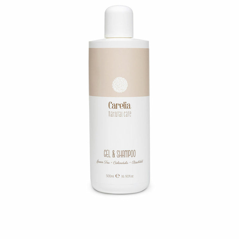2-in-1 Gel et shampooing Carelia Natural Care 500 ml