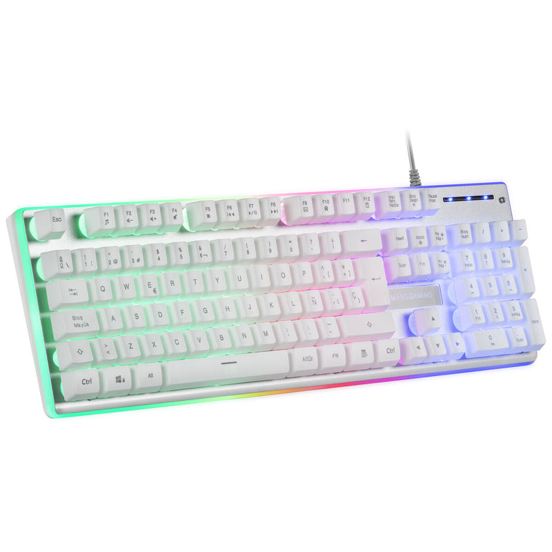 Keyboard Mars Gaming MK220WES RGB White