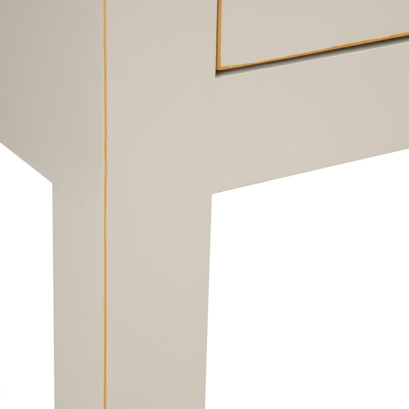 Hall Table with Drawers ORIENTAL CHIC 100 x 28,5 x 75 cm Taupe DMF