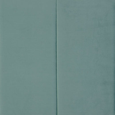 Headboard 160 x 7 x 64 cm Synthetic Fabric Aquamarine