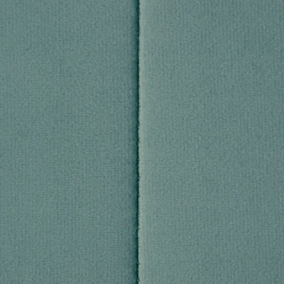 Headboard 160 x 7 x 64 cm Synthetic Fabric Aquamarine