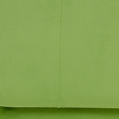 Puff Tecido Sintético Madeira 40 x 40 x 40 cm Verde
