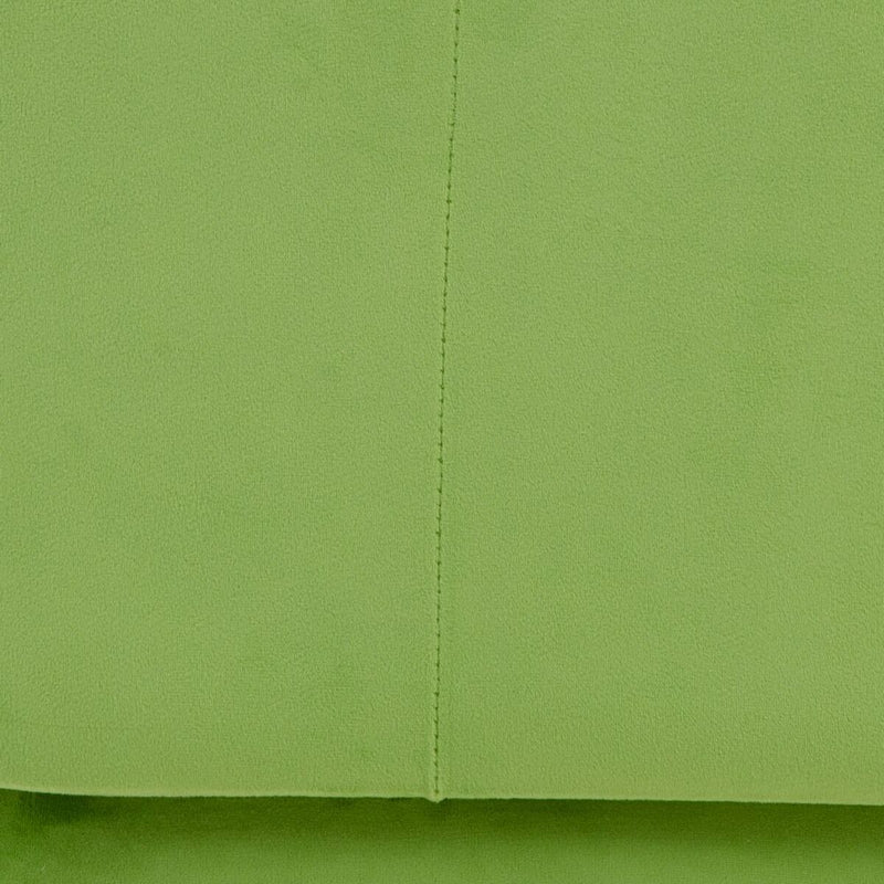 Puff Tecido Sintético Madeira 40 x 40 x 40 cm Verde