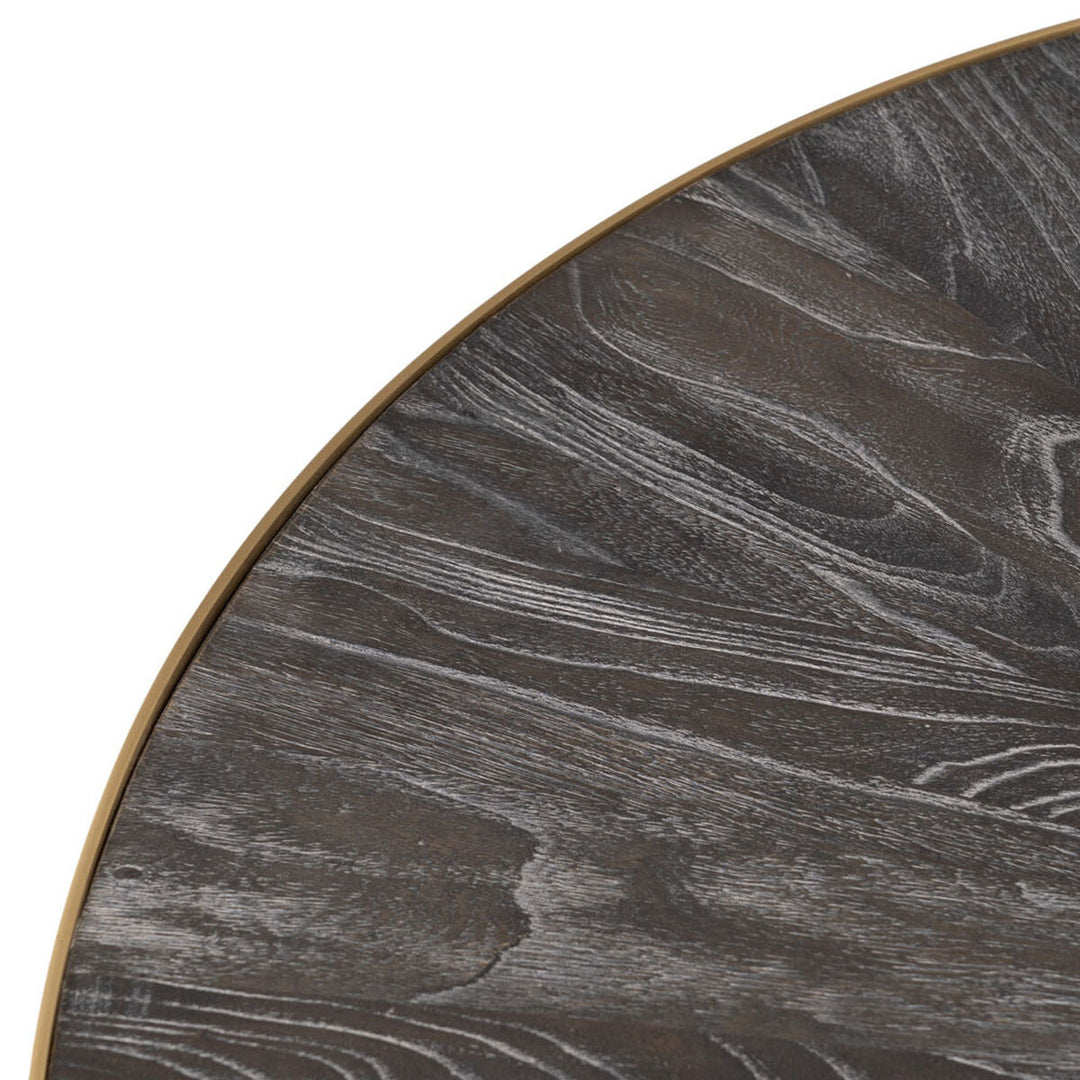 Centre Table Golden Dark brown 90 x 90 x 45 cm