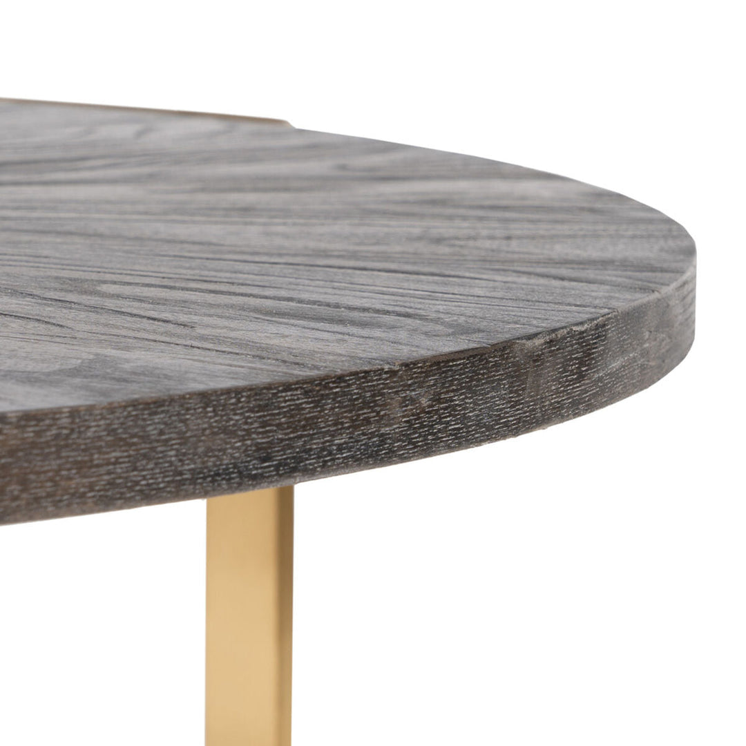 Centre Table Golden Dark brown 90 x 90 x 45 cm