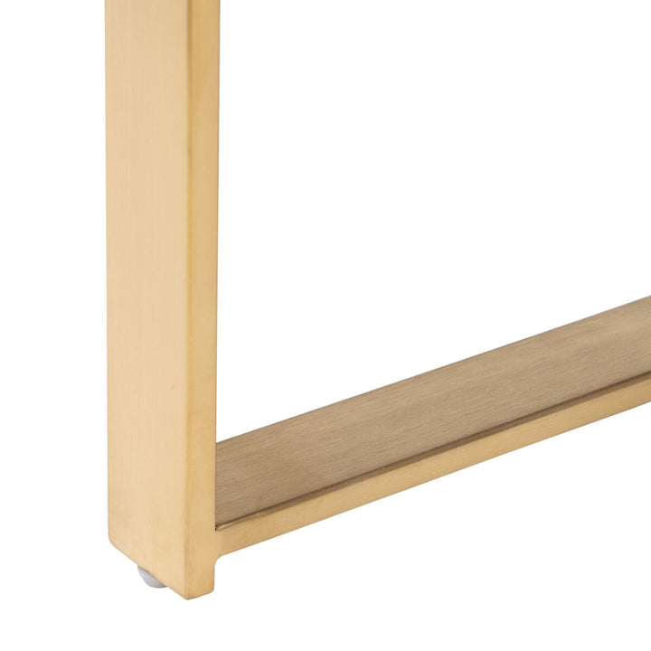 Centre Table Golden Dark brown 90 x 90 x 45 cm