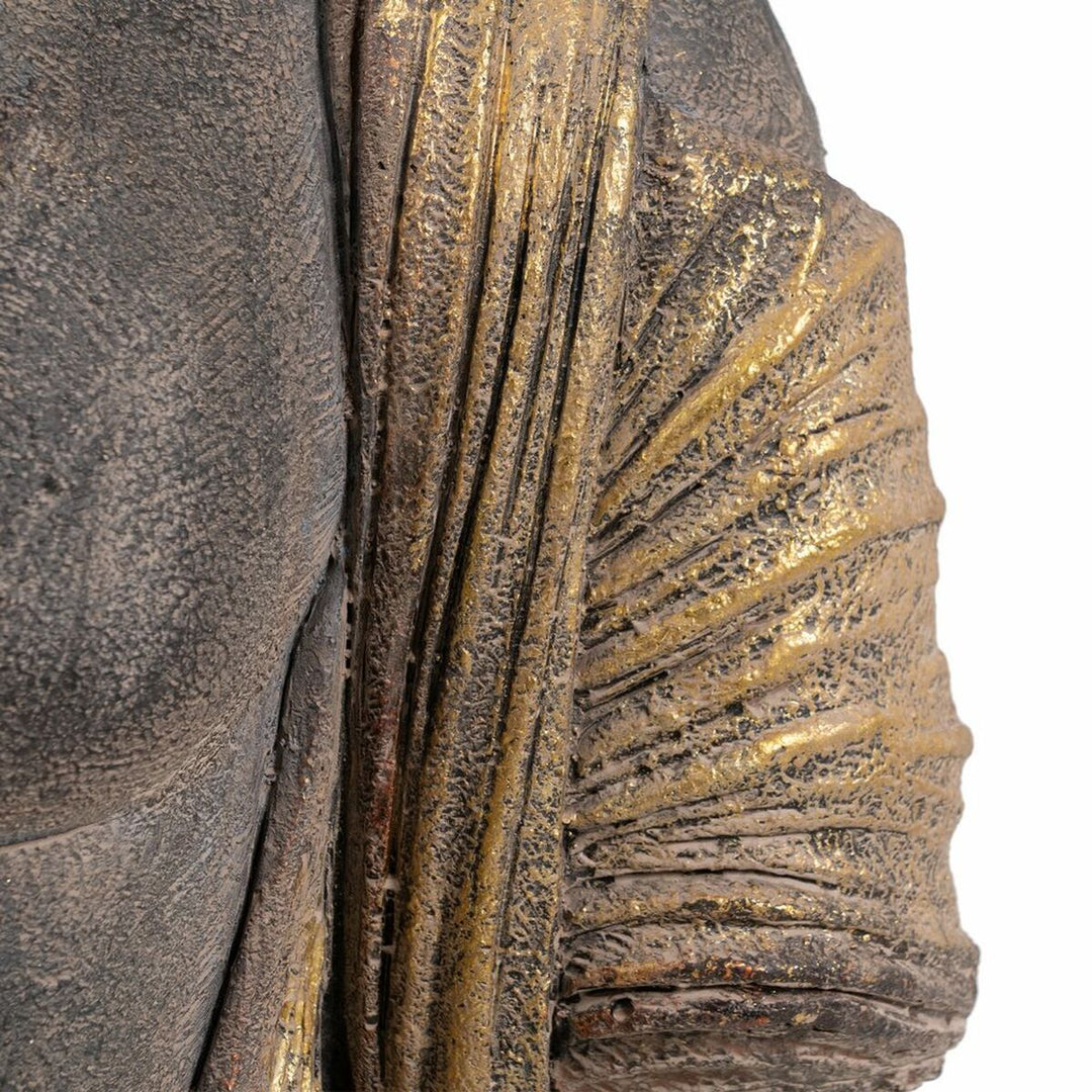 Decorative Figure Brown Golden Warrior 38 x 22 x 76 cm