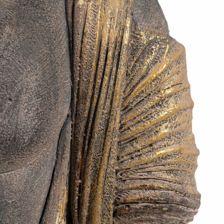 Decorative Figure Brown Golden Warrior 38 x 22 x 76 cm
