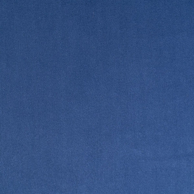 Puff Tecido Sintético Azul Metal 40 x 40 x 35 cm